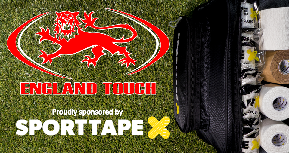 SPORTTAPE and England Touch Renew Partnership Through 2016/17