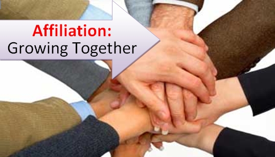 Affiliation : Growing your sport, together