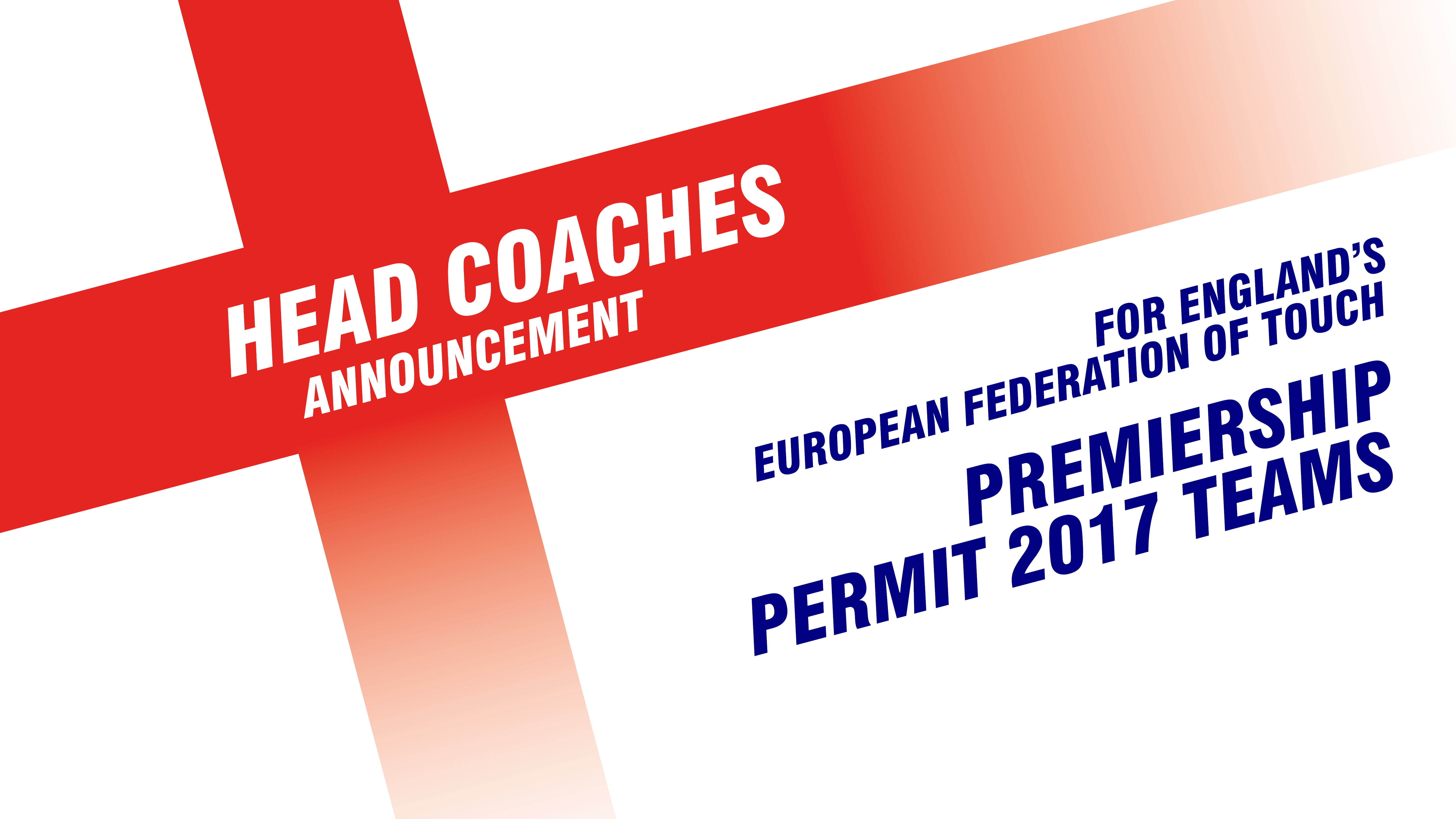 England Announces Coaches for 2017 Permit Teams
